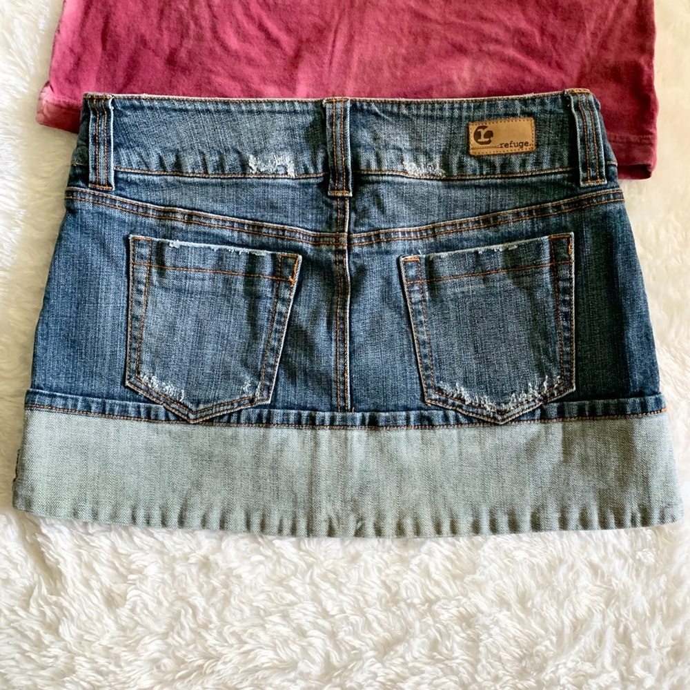 Refuge Jean mini skirt